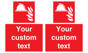 Custom Location of firefighting equipment